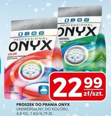 Proszek do prania Onyx uniwersalny promocja w Top Market