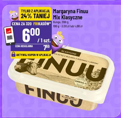 Margaryna Finuu Mix Klasyczne promocja w POLOmarket