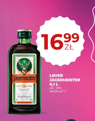 Likier Jägermeister promocja w Duży Ben