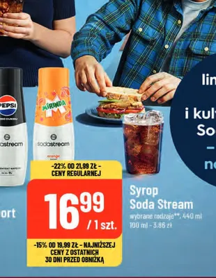Syrop SodaStream Mirinda Orange promocja w POLOmarket