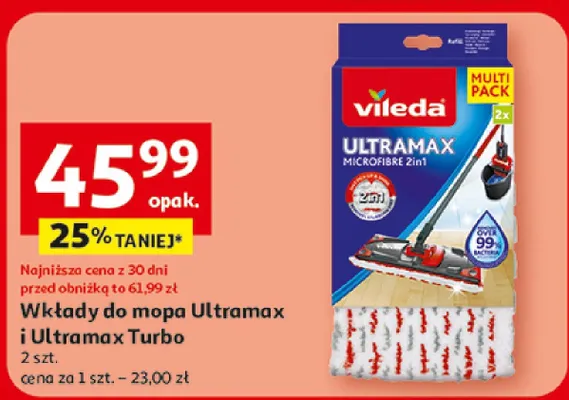 Wkłady do mopa Ultramax i Ultramax Turbo promocja w Auchan