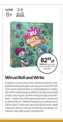 Gra Wirus! Roll and Write Muduko promocja w Empik