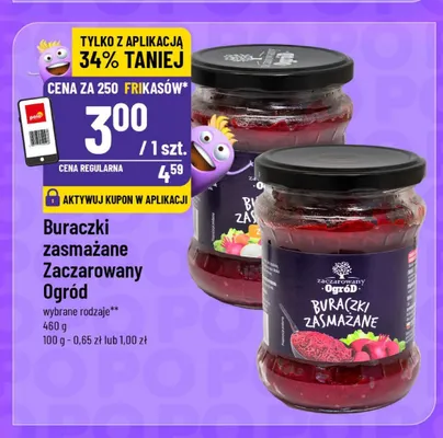 Buraczki zasmażane Zaczarowany Ogród promocja w POLOmarket