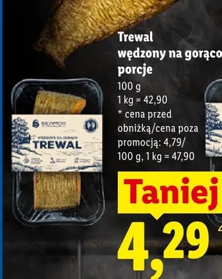 Trewal wędzony na gorąco promocja w Lidl