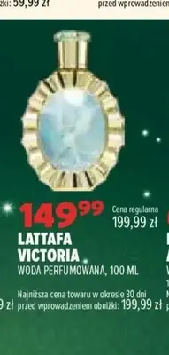 Woda perfumowana Lattafa Victoria promocja w Drogerie Natura