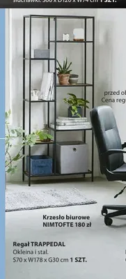 Regał Trappedal promocja w Jysk