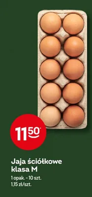 Jaja ściółkowe klasa M promocja w Żabka