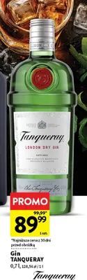 Gin Tanqueray promocja w Intermarche