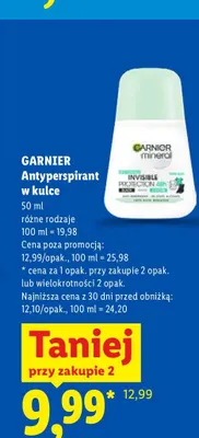 Antyperspirant w kulce Garnier promocja w Lidl
