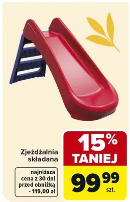 Zjeżdżalnia składana promocja w Carrefour
