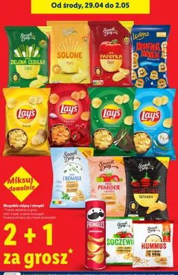 Chipsy Snack Day solone promocja w Lidl