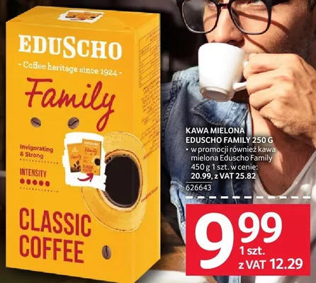Kawa mielona Eduscho Family Classic Coffee promocja w Selgros