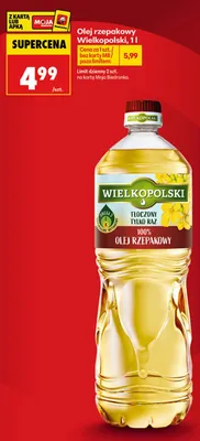 Olej rzepakowy Wielkopolski promocja w Biedronka