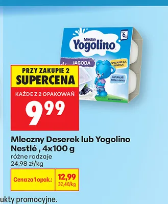 Yogolino Nestlé 4-pak promocja w Biedronka