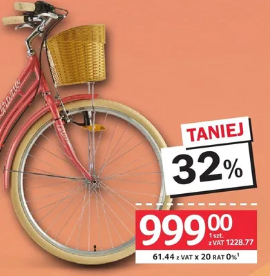 Rower miejski promocja w Selgros