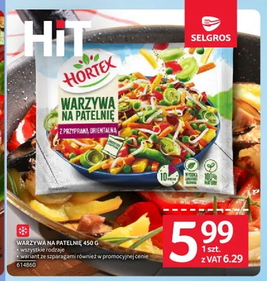 Warzywa na patelnię Hortex promocja w Selgros