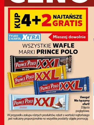 Wafel Prince Polo XXL Black promocja w Kaufland