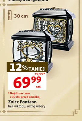 Znicz Panteon bez wkładu promocja w Auchan
