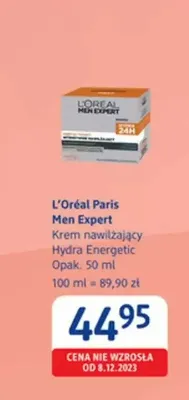 Krem nawilżający L'Oréal Paris Men Expert Hydra Energetic promocja w Drogerie DM
