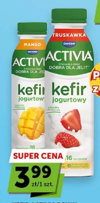 Kefir jogurtowy truskawka Activia promocja w ABC