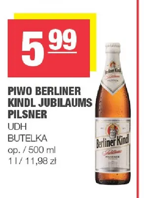 Piwo Berliner Kindl Jubilaums Pilsner promocja w SPAR