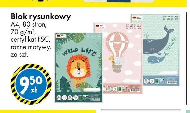 Blok rysunkowy A4 promocja w Tedi