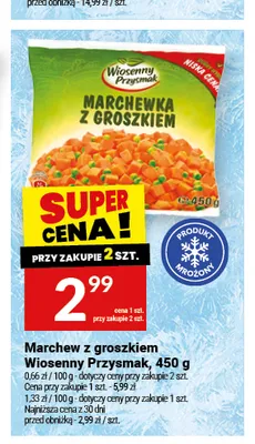Marchew z groszkiem Wiosenny Przysmak promocja w Twój Market