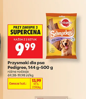 Przysmaki dla psa Pedigree Schmackos promocja w Biedronka