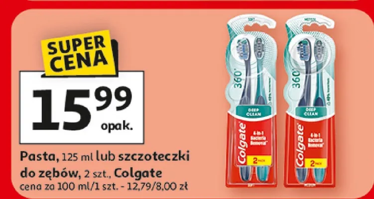 Pasta lub szczoteczki do zębów promocja w Auchan