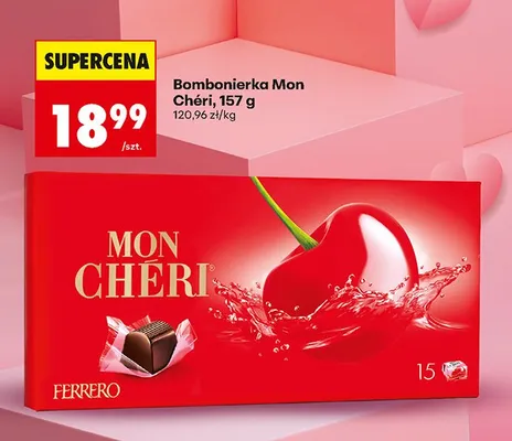 Praliny Bombonierka Mon Chéri promocja w Biedronka