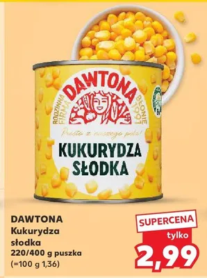 Kukurydza słodka promocja w Kaufland