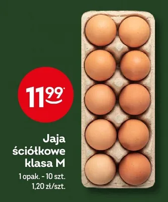 Jaja ściółkowe klasa M promocja w Żabka