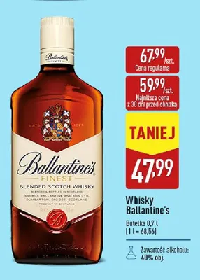 Whisky Ballantine's promocja w Aldi