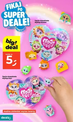 Figurka-niespodzianka MojiPops Rainbow promocja w Dealz