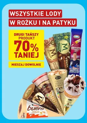 Lody na patyku Koral Strzał promocja w Aldi