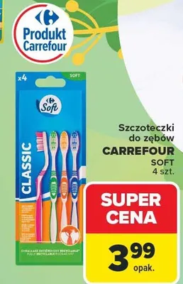 Szczoteczki do zębów soft promocja w Carrefour
