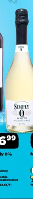Wino bezalkoholowe Simply promocja w Netto