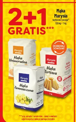 Mąka Uniwersalna Marysia promocja w POLOmarket