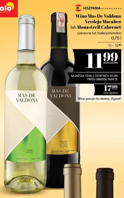 Wino Mas De Valdona Verdejo Macabeo promocja w POLOmarket