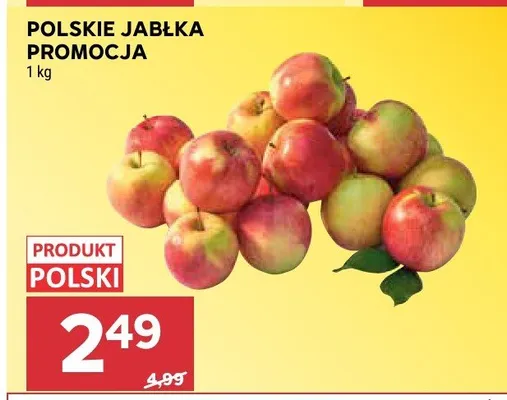 Jabłka polskie promocja w Stokrotka