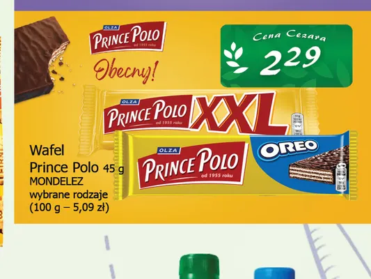 Wafel Prince Polo Mondelez promocja w CEZAR Delikatesy