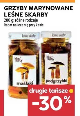 Grzyby marynowane leśne skarby promocja w Stokrotka