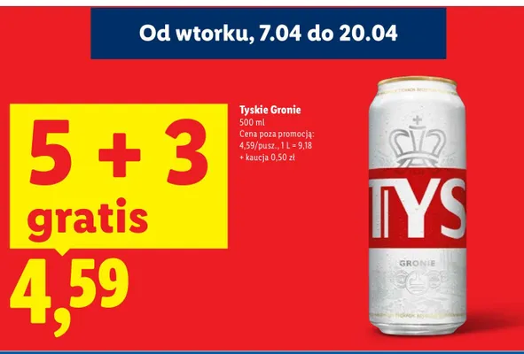 Piwo Gronie promocja w Lidl