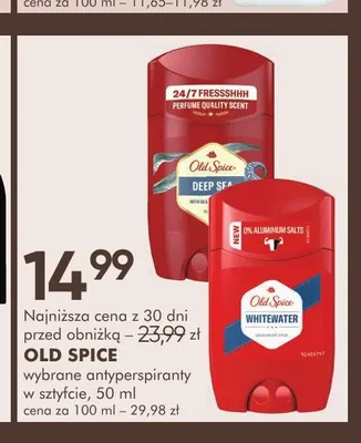 Antyperspirant w sztyfcie Deep Sea Old Spice promocja w Super-Pharm