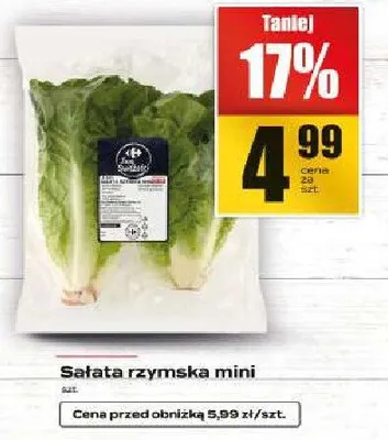 Sałata rzymska mini promocja w Supeco