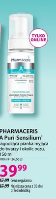 Łagodząca pianka myjąca do twarzy i okolic oczu Pharmaceris A Puri-Sensilium promocja w Hebe