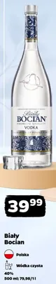 Wódka czysta Biały Bocian 40% promocja w Netto