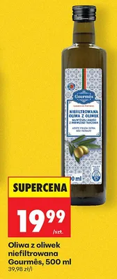 Oliwa z oliwek niefiltrowana Gourmês promocja w Biedronka