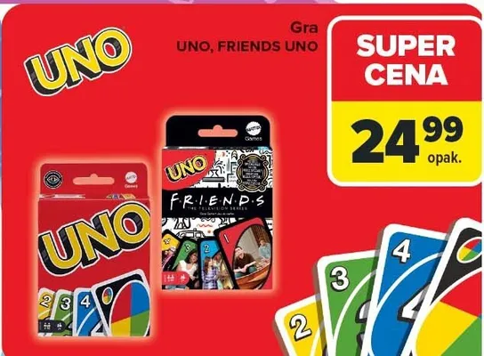 Gra Uno, Friends Uno promocja w Carrefour