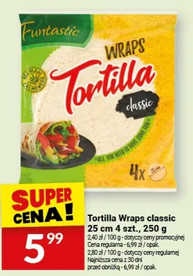 Tortilla Wraps classic promocja w Twój Market
